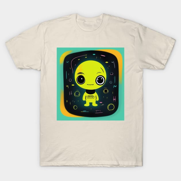 Alien Baby Babies T-Shirt by jeanmbart